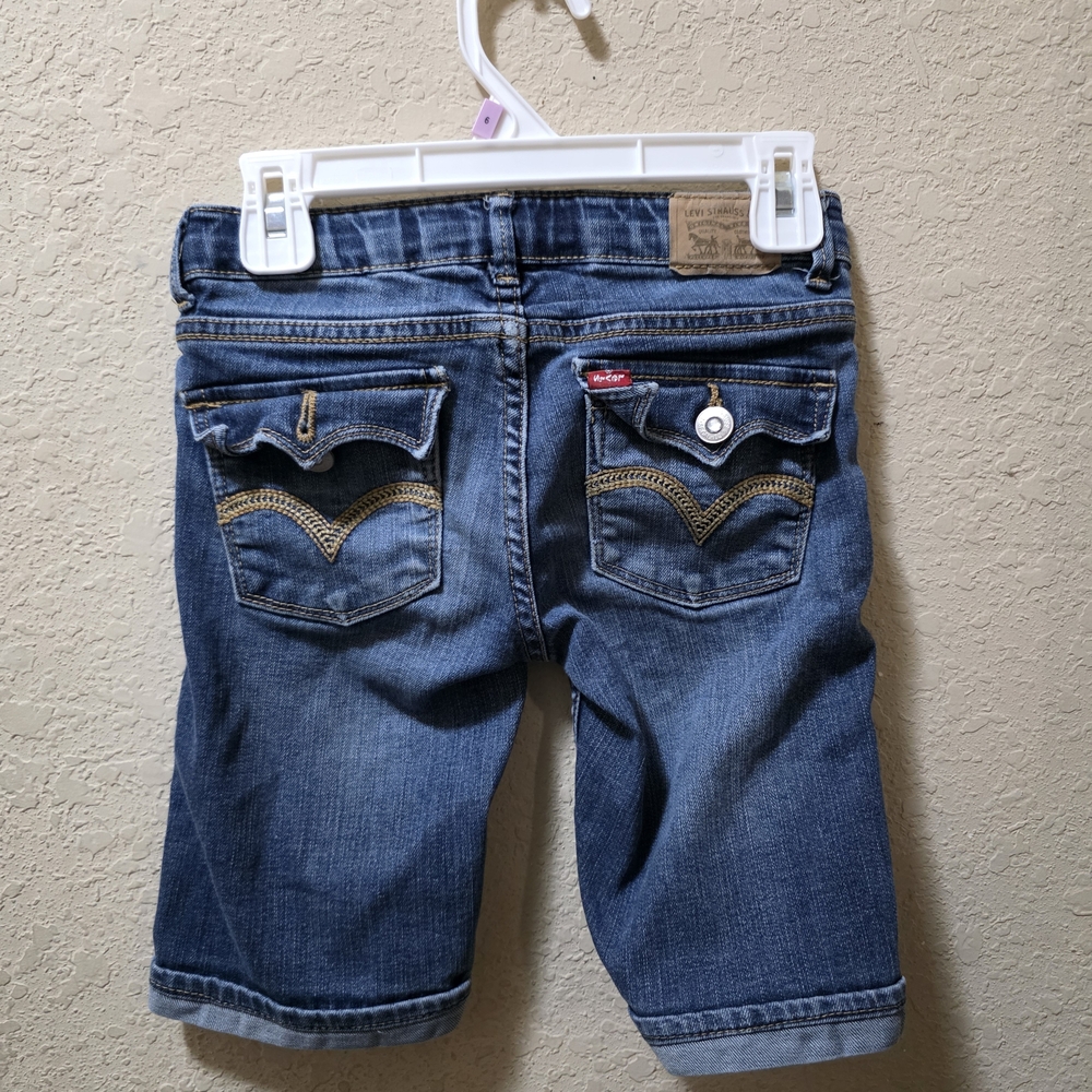 Levi's Kids Blue Denim Shorts